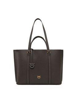 Torebka PINKO Carrie Shopper Big AI 24-25 PLTT 102832 A1LF Brązowy ze sklepu eobuwie.pl w kategorii Torby Shopper bag - zdjęcie 182112799