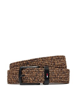 Pasek Męski Tommy Hilfiger Denton AM0AM12548 Brązowy ze sklepu eobuwie.pl w kategorii Paski męskie - zdjęcie 182112856