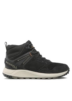 Trekkingi Merrell Wildwood Sb Mid Wp J067285 Czarny ze sklepu eobuwie.pl w kategorii Buty trekkingowe męskie - zdjęcie 182112898