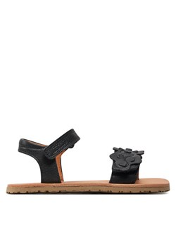 Sandały Froddo Barefoot Flexy Flowers G3150265-4 M Czarny ze sklepu eobuwie.pl w kategorii Sandały dziecięce - zdjęcie 182112918