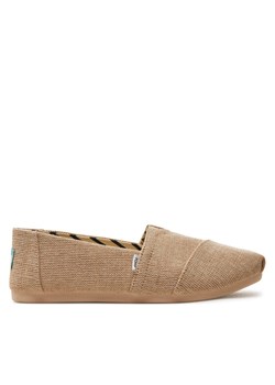 Tenisówki Toms Alpargata 10017741 Beżowy ze sklepu eobuwie.pl w kategorii Trampki damskie - zdjęcie 182113087