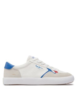 Sneakersy Pepe Jeans Travis Brit M PMS31038 Biały ze sklepu eobuwie.pl w kategorii Trampki męskie - zdjęcie 182113089