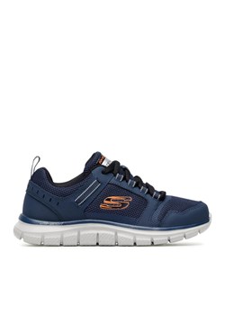 Sneakersy Skechers Knockhill 232001/NVOR Granatowy ze sklepu eobuwie.pl w kategorii Buty sportowe męskie - zdjęcie 182113099