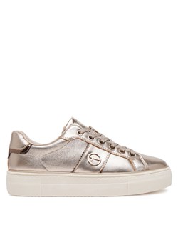 Sneakersy Tamaris 1-23724-42 Złoty ze sklepu eobuwie.pl w kategorii Buty sportowe damskie - zdjęcie 182113156