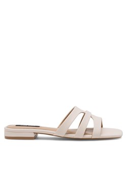 Klapki Nine West 123AL1207-1 Beżowy ze sklepu eobuwie.pl w kategorii Klapki damskie - zdjęcie 182113487