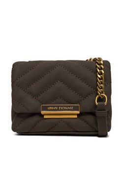 Torebka Armani Exchange XW000357 AF12448 U6032 Brązowy ze sklepu eobuwie.pl w kategorii Kopertówki - zdjęcie 182113588