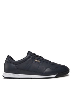 Sneakersy BOSS Titanium 50536525 Granatowy ze sklepu eobuwie.pl w kategorii Buty sportowe męskie - zdjęcie 182114346