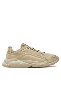 Sneakersy Hugo Leon Runn 50523838 Beżowy ze sklepu eobuwie.pl w kategorii Buty sportowe męskie - zdjęcie 182114385