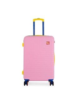 Walizka średnia Semi Line T5941-2 Różowy ze sklepu eobuwie.pl w kategorii Walizki - zdjęcie 182114449