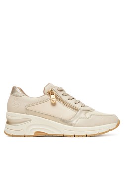 Sneakersy Rieker N9301-60 Écru ze sklepu eobuwie.pl w kategorii Buty sportowe damskie - zdjęcie 182114459