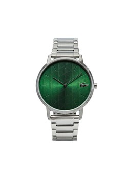 Zegarek Lacoste Crocorigin 2011311 Srebrny ze sklepu eobuwie.pl w kategorii Zegarki - zdjęcie 182114465