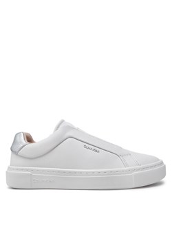 Sneakersy Calvin Klein Cupsole Slip On W/Ml HW0HW02289 Biały ze sklepu eobuwie.pl w kategorii Buty sportowe damskie - zdjęcie 182114519