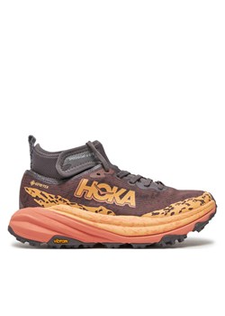 Buty do biegania Hoka Speedgoat 6 Mid GTX GORE-TEX 1155153 Niebieski ze sklepu eobuwie.pl w kategorii Buty sportowe damskie - zdjęcie 182114848