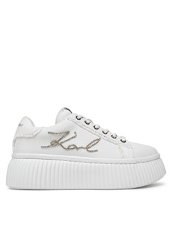 Sneakersy KARL LAGERFELD KL42372S Biały ze sklepu eobuwie.pl w kategorii Buty sportowe damskie - zdjęcie 182115506