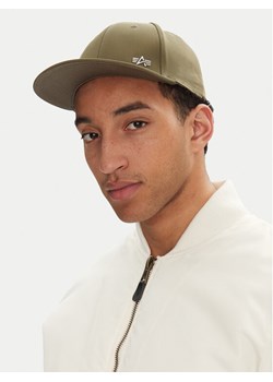 Czapka z daszkiem Alpha Industries Metal Label 156905 Zielony ze sklepu eobuwie.pl w kategorii Czapki z daszkiem męskie - zdjęcie 182115536
