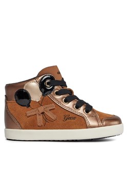 Sneakersy Geox B Kilwi Girl B36D5B 022NF C6175 S Brązowy ze sklepu eobuwie.pl w kategorii Buty sportowe dziecięce - zdjęcie 182115567