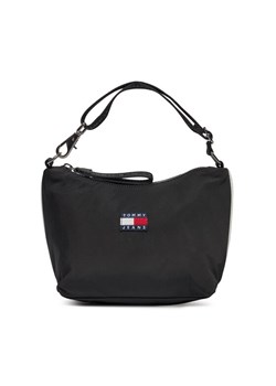 Torebka Tommy Jeans Tjw Heritage Shoulder Bag AW0AW15823 Czarny ze sklepu eobuwie.pl w kategorii Listonoszki - zdjęcie 182115568