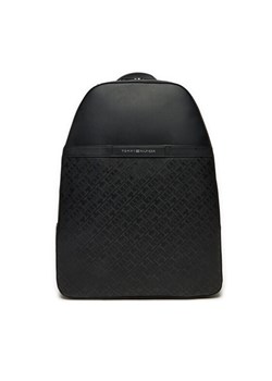 Plecak Tommy Hilfiger Th Monogram Backpack AM0AM13071 Czarny ze sklepu eobuwie.pl w kategorii Plecaki - zdjęcie 182115697