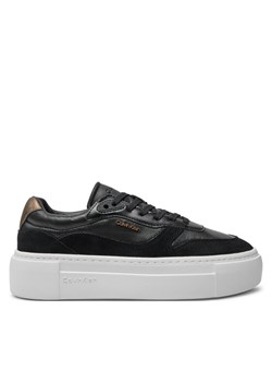 Sneakersy Calvin Klein Ff Cupsole Lace Up W/Ml Mix M HW0HW02125 Czarny ze sklepu eobuwie.pl w kategorii Buty sportowe damskie - zdjęcie 182116055