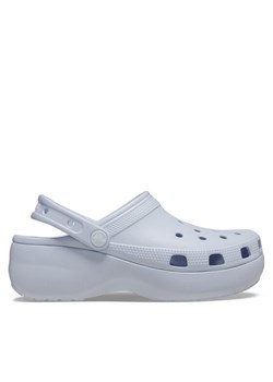 Klapki Crocs Classic Platform Clog W 206750 Niebieski ze sklepu eobuwie.pl w kategorii Klapki damskie - zdjęcie 182116066