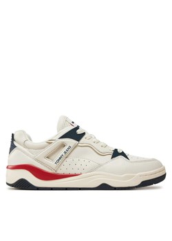 Sneakersy Tommy Jeans Tjm Ultra Basket Sneaker EM0EM01493 Biały ze sklepu eobuwie.pl w kategorii Buty sportowe męskie - zdjęcie 182116198