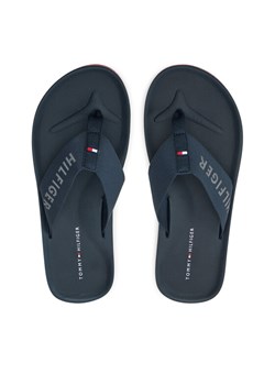 Japonki Tommy Hilfiger Comfort Hilfiger Beach Sandal FM0FM05341 Granatowy - id: 0000304423406 - marki Tommy Hilfiger - 182116337 Japonki Tommy Hilfiger Comfort Hilfiger Beach Sandal FM0FM05341 Granatowy ze sklepu eobuwie.pl w kategorii Klapki męskie - zdjęcie 182116337