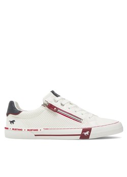 Sneakersy Mustang 1353-309 Biały ze sklepu eobuwie.pl w kategorii Trampki damskie - zdjęcie 182116509