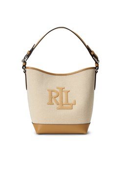 Torebka LAUREN RALPH LAUREN 431966757001 Beżowy ze sklepu eobuwie.pl w kategorii Torby Shopper bag - zdjęcie 182116605