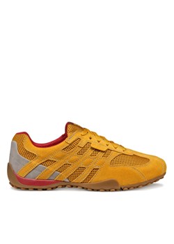 Sneakersy Geox U Snake Original U55MNA 02214 C2112 Żółty ze sklepu eobuwie.pl w kategorii Buty sportowe męskie - zdjęcie 182117007
