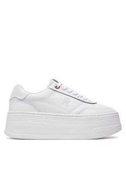 Sneakersy Tommy Hilfiger FW0FW08379 Biały ze sklepu eobuwie.pl w kategorii Buty sportowe damskie - zdjęcie 182117039