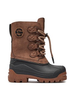 Śniegowce Lee Cooper LCJ-24-44-2842K Brązowy ze sklepu eobuwie.pl w kategorii Buty zimowe dziecięce - zdjęcie 182117147