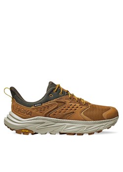 Trekkingi Hoka Anacapa 2 Low GTX GORE-TEX 1141632 Brązowy ze sklepu eobuwie.pl w kategorii Buty trekkingowe męskie - zdjęcie 182117449