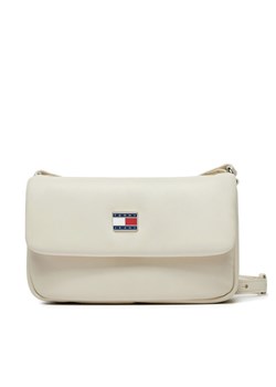 Torebka Tommy Jeans AW0AW16978 Écru ze sklepu eobuwie.pl w kategorii Listonoszki - zdjęcie 182117476