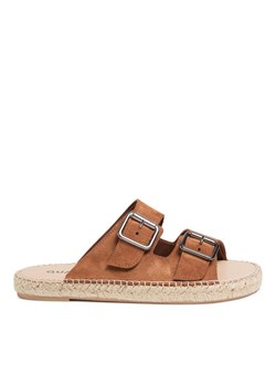 Espadryle QUAZI QZ-63-04-000623 Brązowy ze sklepu eobuwie.pl w kategorii Klapki damskie - zdjęcie 182117748