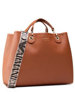 Torebka Emporio Armani Y3D165 YFO5B 85550 Brązowy ze sklepu eobuwie.pl w kategorii Torby Shopper bag - zdjęcie 182117885