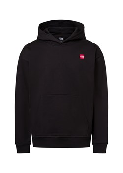 The North Face Męski sweter z kapturem Mężczyźni Bawełna czarny jednolity ze sklepu vangraaf w kategorii Bluzy męskie - zdjęcie 182592428