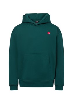 The North Face Męski sweter z kapturem Mężczyźni Bawełna jodłowy jednolity ze sklepu vangraaf w kategorii Bluzy męskie - zdjęcie 182592429