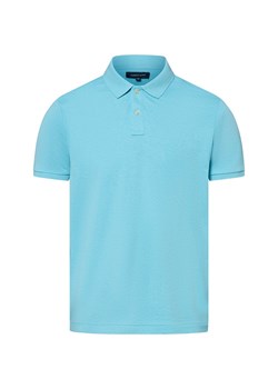 Andrew James Męska koszulka polo Mężczyźni Bawełna cyjan marmurkowy ze sklepu vangraaf w kategorii T-shirty męskie - zdjęcie 182592436