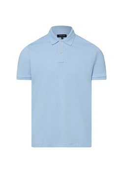 Andrew James Męska koszulka polo Mężczyźni Bawełna niebieski marmurkowy ze sklepu vangraaf w kategorii T-shirty męskie - zdjęcie 182592438