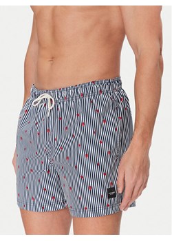 Jack&Jones Szorty kąpielowe Maui 12272933 Granatowy Regular Fit ze sklepu MODIVO w kategorii Kąpielówki - zdjęcie 182593765