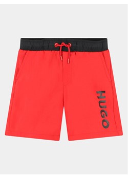 Hugo Szorty kąpielowe G00002 D Czerwony Regular Fit ze sklepu MODIVO w kategorii Kąpielówki chłopięce - zdjęcie 182593796