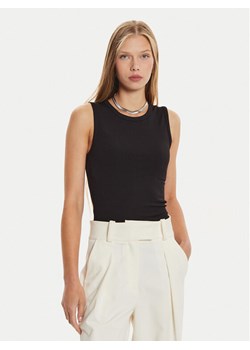 Calvin Klein Top K20K207748 Czarny Slim Fit ze sklepu MODIVO w kategorii Bluzki damskie - zdjęcie 182593809