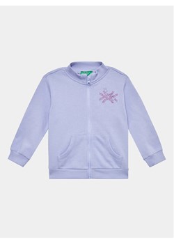 United Colors Of Benetton Bluza 3J70G5020 Fioletowy Regular Fit ze sklepu MODIVO w kategorii Bluzy i swetry - zdjęcie 182593849