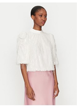 YAS Bluzka Bolina 26036686 Biały Regular Fit ze sklepu MODIVO w kategorii Bluzki damskie - zdjęcie 182594107