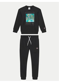 Champion Dres 307111 Czarny Regular Fit ze sklepu MODIVO w kategorii Komplety chłopięce - zdjęcie 182594115