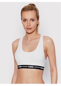Puma Biustonosz top Racer Back 907862 Biały ze sklepu MODIVO w kategorii Biustonosze - zdjęcie 182594179