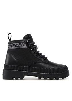 KARL LAGERFELD Trapery KL42533 Czarny ze sklepu MODIVO w kategorii Workery damskie - zdjęcie 182594226