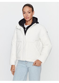 Champion Kurtka puchowa Jacket 116922 Écru Custom Fit ze sklepu MODIVO w kategorii Kurtki damskie - zdjęcie 182594236