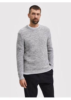 Selected Homme Sweter Vince 16059390 Szary Regular Fit ze sklepu MODIVO w kategorii Swetry męskie - zdjęcie 182594248