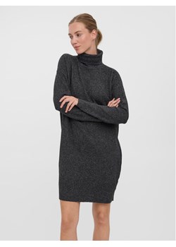 Vero Moda Sukienka dzianinowa 10199744 Czarny Regular Fit ze sklepu MODIVO w kategorii Sukienki - zdjęcie 182594265